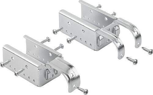 Einhängehalter variabel Ø 30 Stahl für Rollenb...