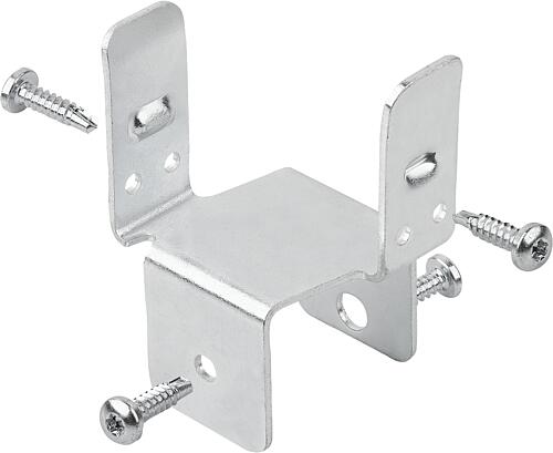 Montagehalter Ø30 Stahl für Rollenbahnen Stahl