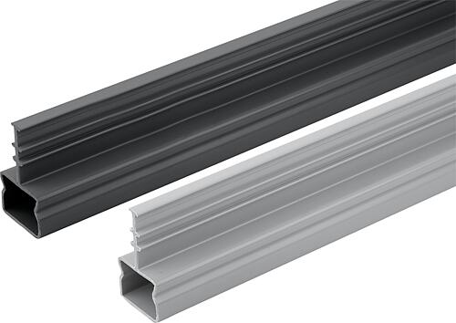 Führungsschienen zentral Kunststoff für Rollen...
