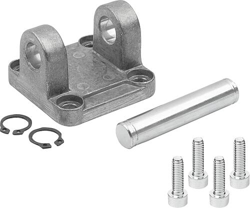 Schwenkflansche Gabel für ISO 15552 / 21287, Fo...