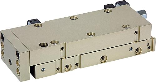Linearmodule pneumatisch mit Kreuzrollenführung...