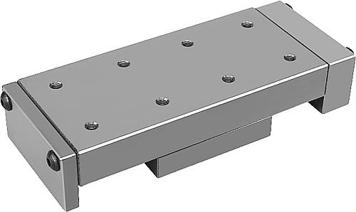 Schwalbenschwanz-Schlittenführungen mit Endans...