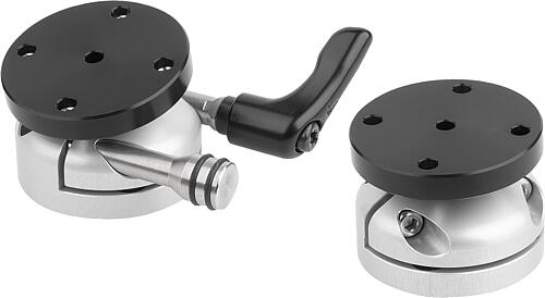 Gelenkköpfe Schwenkwinkel 30° klemmbar