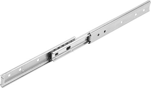 Teleskopschienen Edelstahl für Seitenmontage, Ü...