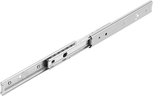 Teleskopschienen Edelstahl für Seitenmontage, Ü...