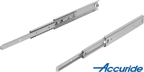 Teleskopschienen Stahl für Seitenmontage, Voll...