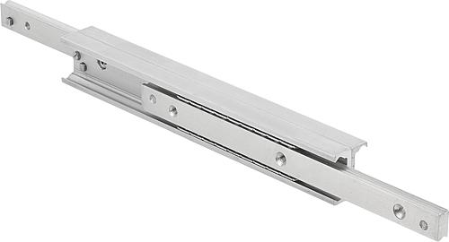 Teleskopschienen Stahl Doppel-T-Form, Vollausz...