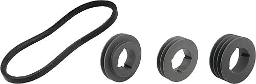 Keilriemen, Keilriemenscheiben