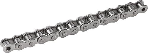Rollenketten einfach Edelstahl DIN ISO 606, ge...