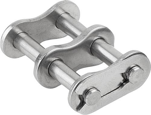 Verbindungsglieder zweifach Edelstahl DIN ISO 6...
