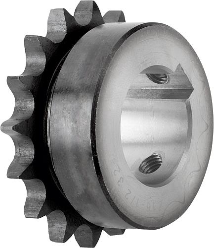 Kettenräder einfach 1/2" x 5/16" DIN ISO 606, e...