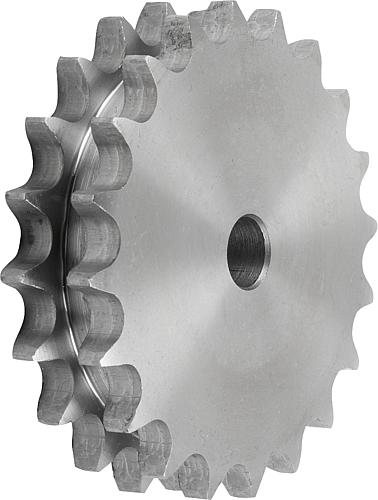 Kettenradscheiben zweifach 1 1/2" x 1" DIN ISO...