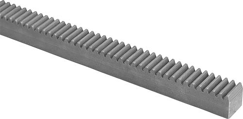 Zahnstangen aus Stahl Verzahnung gefräst, gera...