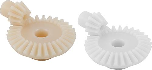 Kegelräder aus Kunststoff, Übersetzung 1:3 ges...