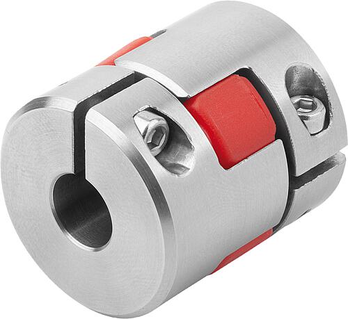 Elastomer-Klauenkupplungen mit Klemmnaben, Ede...