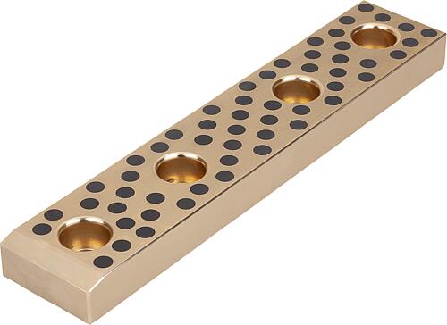 Gleitplatten Bronze oder Stahl, wartungsfrei, F...