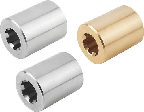 Keilnaben rund ähnlich DIN ISO 14