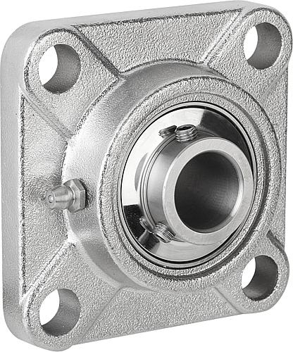 Gehäuselagereinheit Flanschlager MUCF Edelstahl