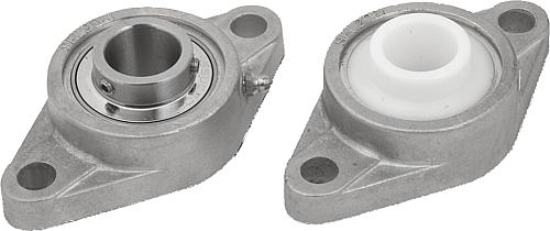 Gehäuselagereinheit Flanschlager, 2-Loch, Gehäu...