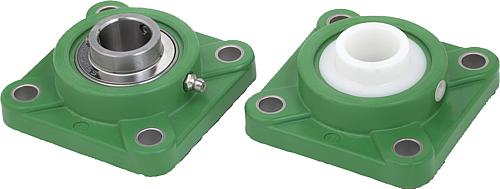 Gehäuselagereinheit Flanschlager, Gehäuse Kunst...