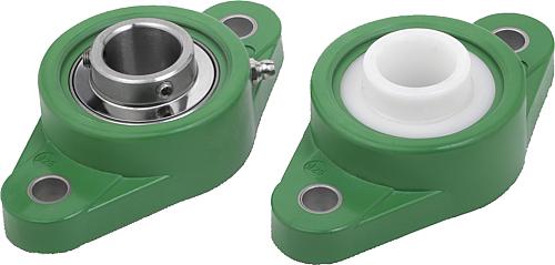 Gehäuselagereinheit Flanschlager, 2-Loch, Gehäu...