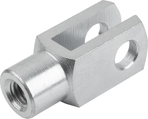 Gabelköpfe Stahl oder Edelstahl DIN 71752