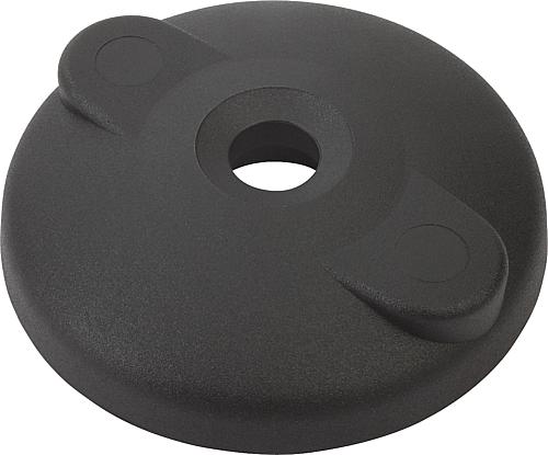 Teller für Stellfüße, Kunststoff, Form C