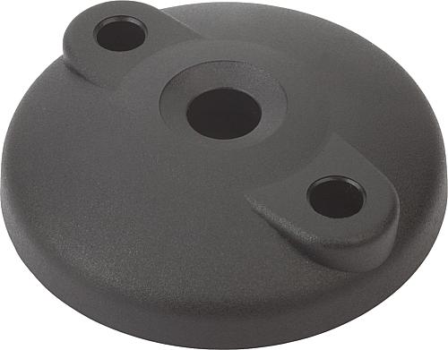 Teller für Stellfüße, Kunststoff, Form D