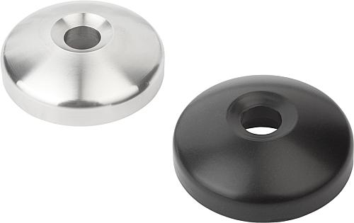 Teller für Stellfüße aus Zinkdruckguss oder Ede...