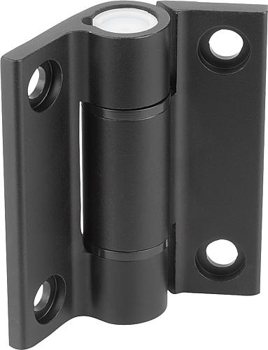 Scharniere aus Aluminium, mit einstellbarer Fri...