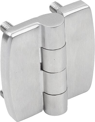 Scharniere aus Edelstahl, mit Befestigungsschr...