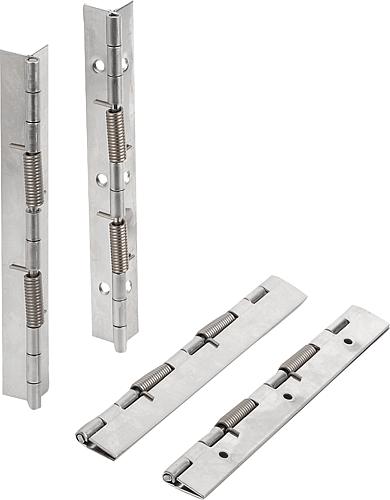 Federscharniere aus Stahl oder Edelstahl 180 mm