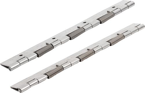 Federscharniere aus Stahl oder Edelstahl 240 mm...