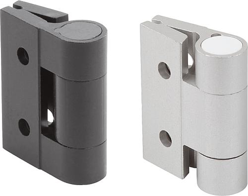 Federscharniere Aluminiumprofil-Spannfederschar...