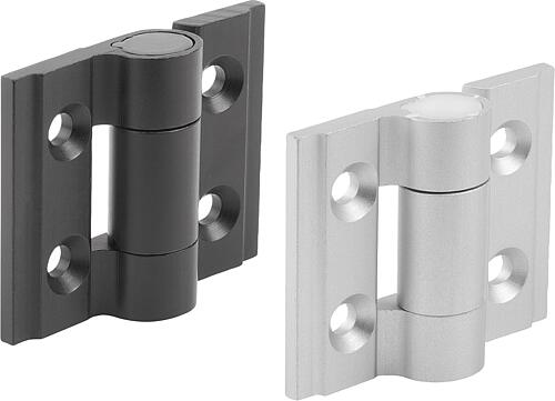 Federscharniere Aluminiumprofil-Spannfederschar...