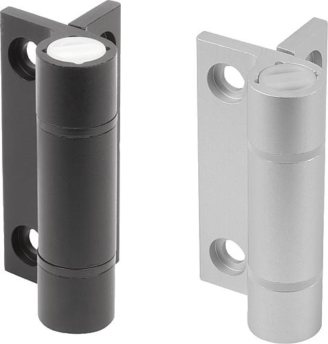 Federscharniere Aluminiumprofil-Spannfederschar...