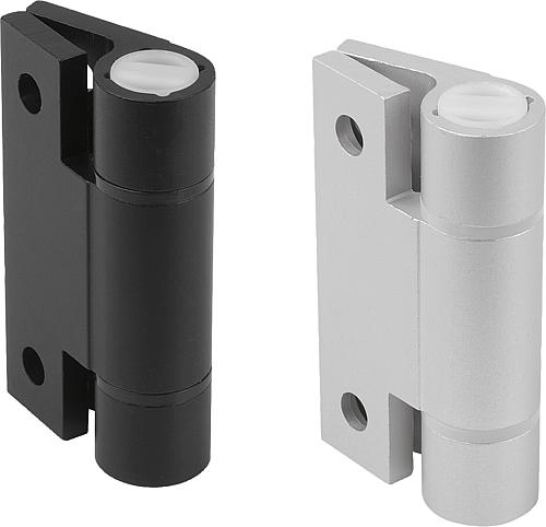 Federscharniere Aluminiumprofil-Spannfederschar...