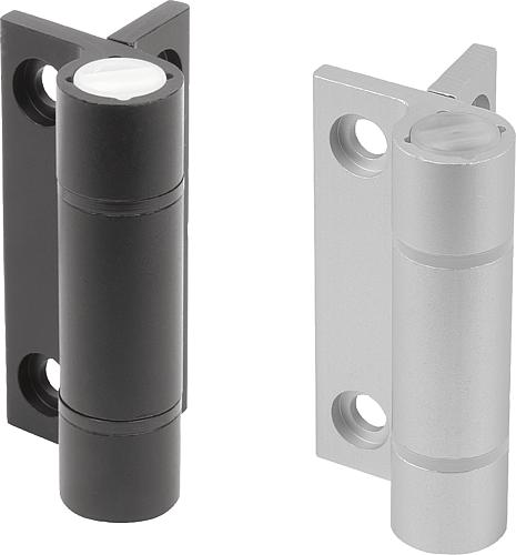 Federscharniere Aluminiumprofil-Spannfederschar...