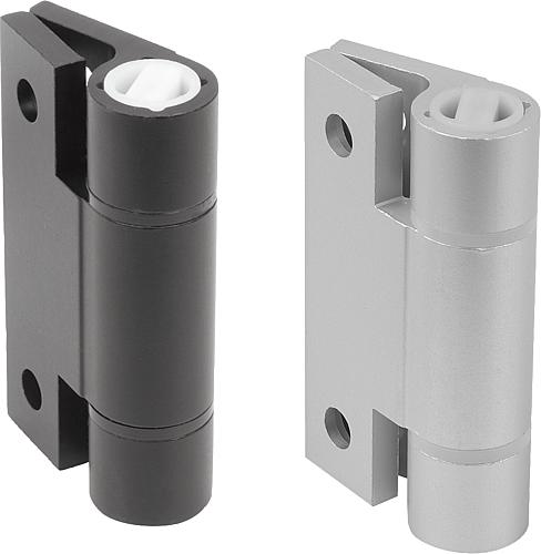 Federscharniere Aluminiumprofil-Spannfederschar...