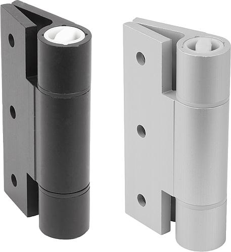 Federscharniere Aluminiumprofil-Spannfederschar...