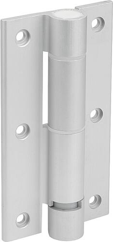 Federscharniere Aluminiumprofil mit Dämpfung, F...