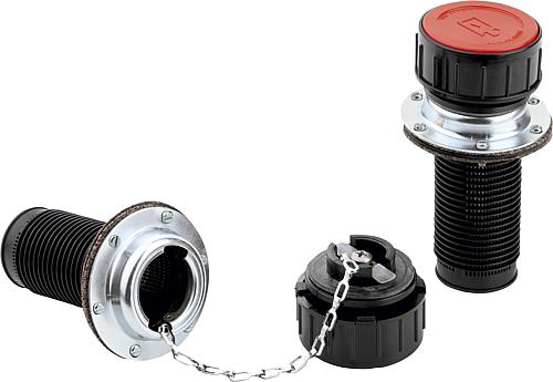 Einfüllstutzen Kunststoff mit Montageflansch