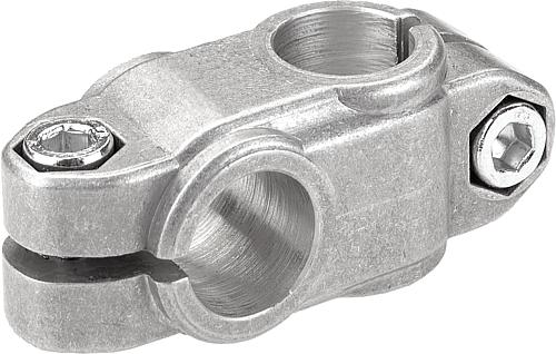 Rohrverbinder Kreuzstück Aluminium - inch