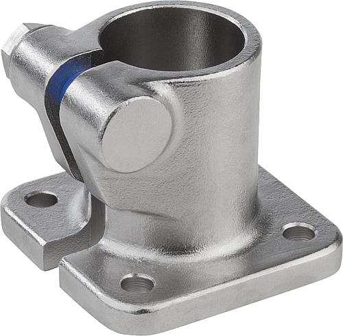 Rohrverbinder Fuß Edelstahl, Form B