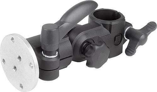 Monitorhalterung mit Drehflansch