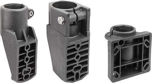 Rohrverbinder Stützkopf seitlich Kunststoff für...