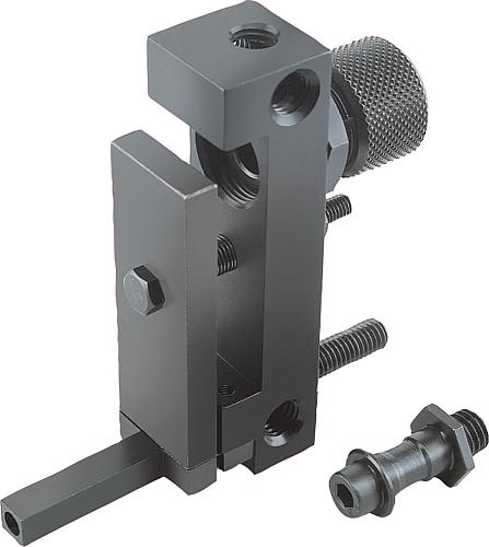 Umlenk-Messuhrenhalter 90° Tasthebel mit Gewinde