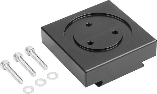 Adapter für Dreibackenfutter Aluminium, Form A