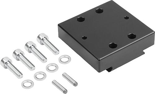 Adapter für Dreibackenfutter Aluminium, Form B