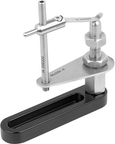 Federspanner / Niederhalter mit Auflage und Gr...